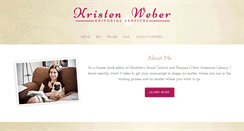 Desktop Screenshot of kristenweber.com